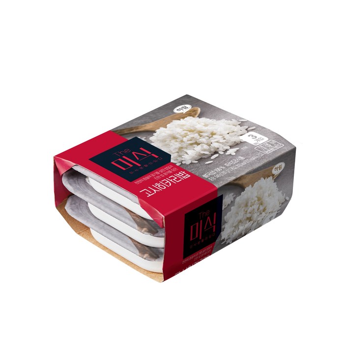 The미식 고시히카리밥, 180g, 3개 대표 이미지 - 쌀밥 추천