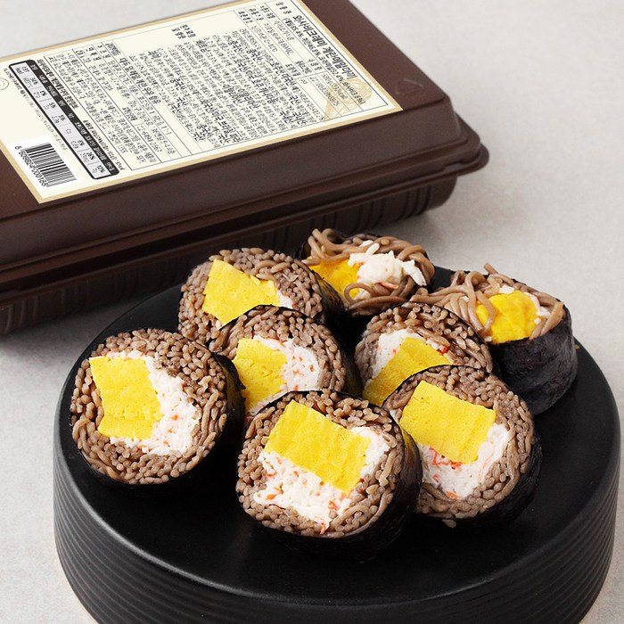 조르니키친 와사비크래미 계란메밀마끼 2줄, 580g, 1개 대표 이미지 - 우영우 김밥 추천