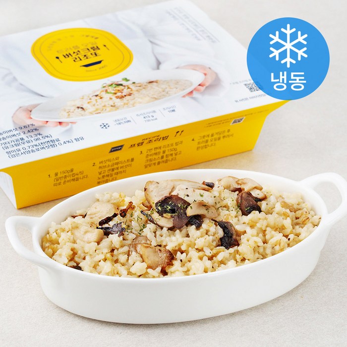 프렙 트러플오일 버섯 크림 리조또 (냉동), 413g, 1개 대표 이미지 - 무스비 추천