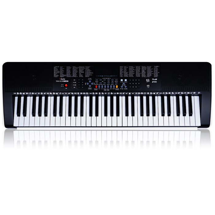 토이게이트 61키 풀옵션형 교습용 디지털 피아노 TYPE T C, 블랙 대표 이미지 - 디지털 피아노 추천