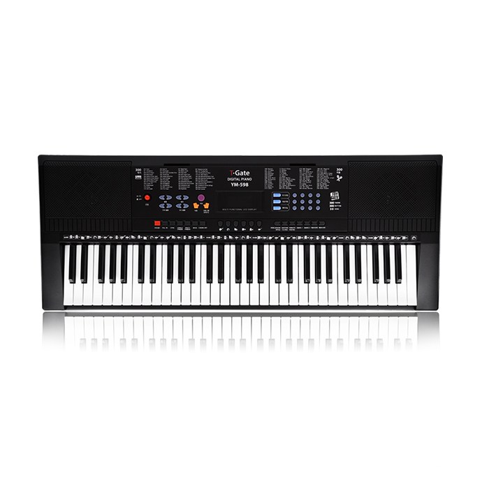 토이게이트 교습용 61키 실용형 디지털 피아노 TYPE T-B, 블랙 대표 이미지 - 디지털 피아노 추천