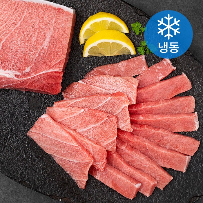 동원 참치회 참다랑어 가마도로 (냉동), 500g, 1개 대표 이미지 - 타다끼 추천
