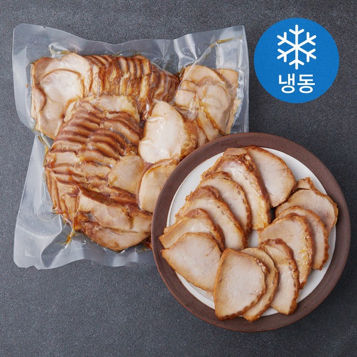 토자연 라멘용 차슈 슬라이스 (냉동), 1개, 600g 대표 이미지 - 차슈 추천