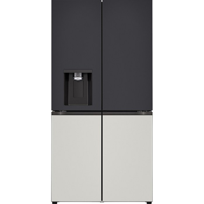 LG전자 오브제컬렉션 얼음정수기 디오스 4도어 냉장고 메탈 820L 방문설치