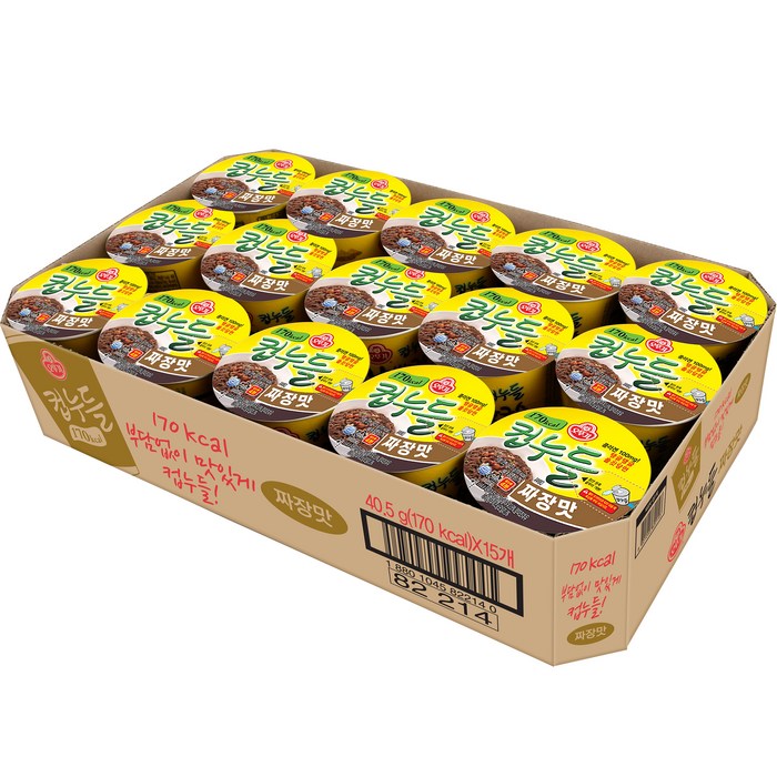오뚜기 컵누들 짜장맛 40.5g, 15개 대표 이미지 - 컵누들 추천