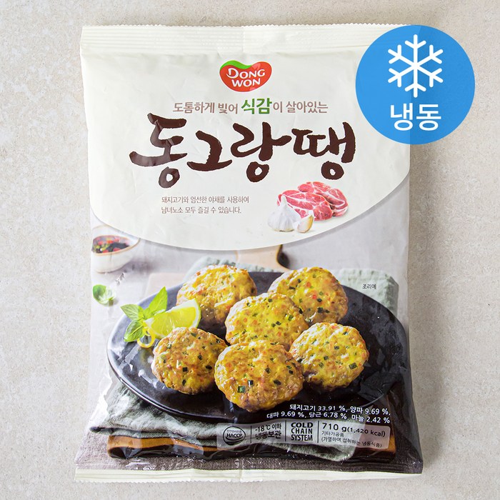 동원 동그랑땡 (냉동), 710g, 1개 대표 이미지 - 고기완자 추천