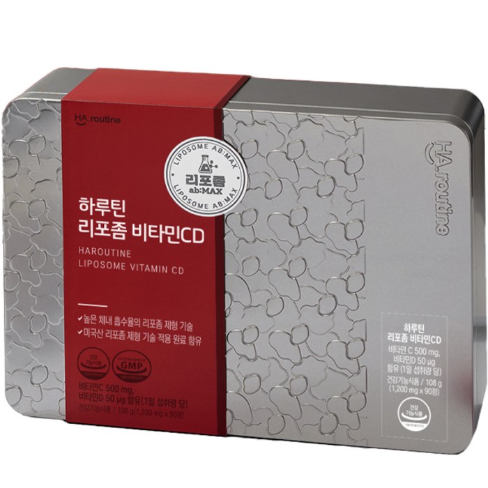 하루틴 리포좀 비타민CD 108g, 1개 대표 이미지 - 리포좀 비타민C 추천