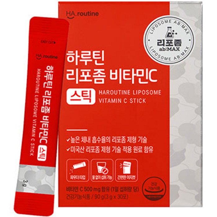 하루틴 리포좀 비타민C 스틱 30p, 1개, 90g 대표 이미지 - 리포좀 비타민C 추천