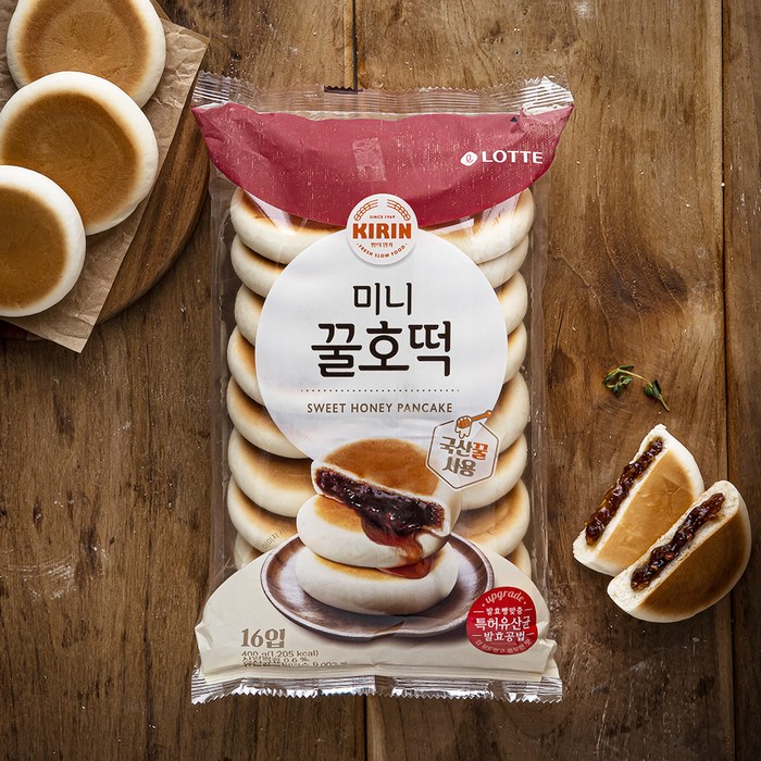 기린 미니 꿀호떡, 400g, 1개 대표 이미지 - 배고플때 추천