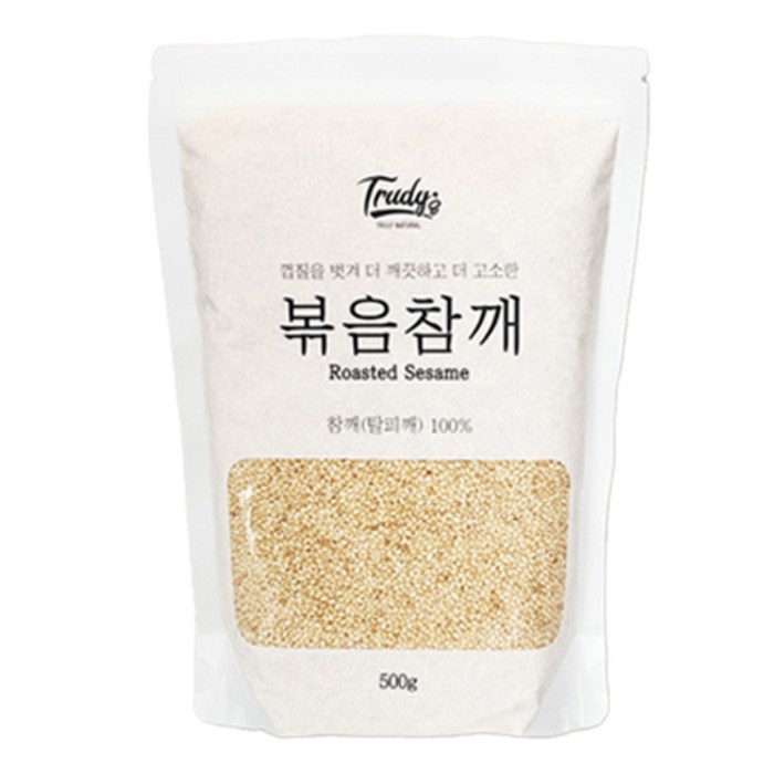 trudys 탈피 볶음 통참깨, 500g, 1개 대표 이미지 - 참깨 추천