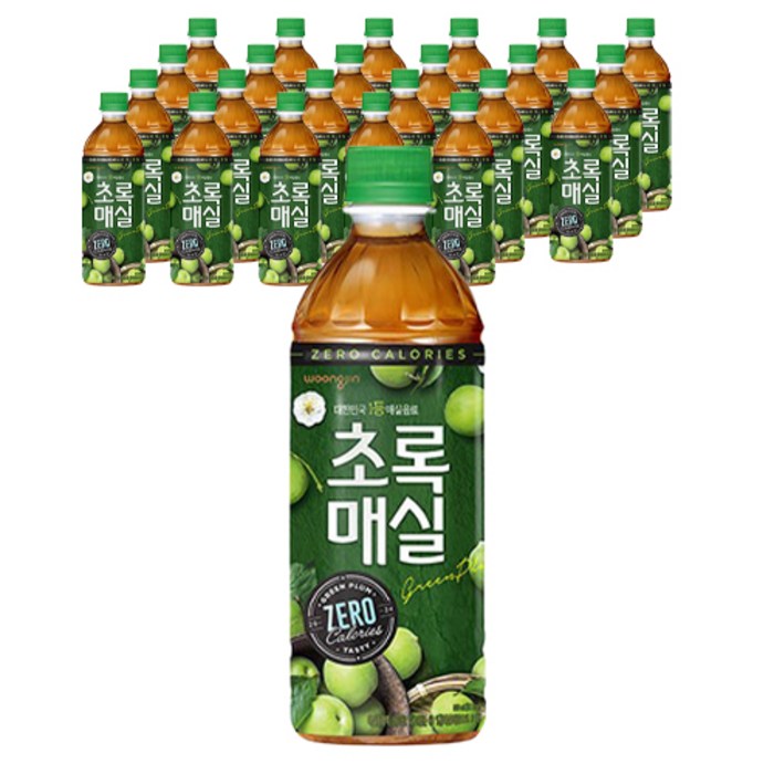 초록매실 제로, 500ml, 24개 대표 이미지 - 저칼로리 음료 추천