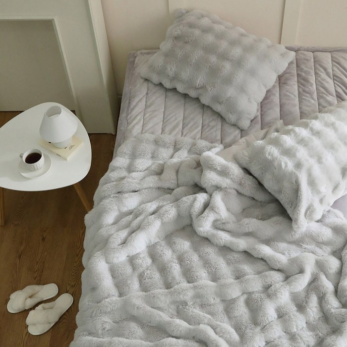 플로라침구 레브 극세사 담요 30mm