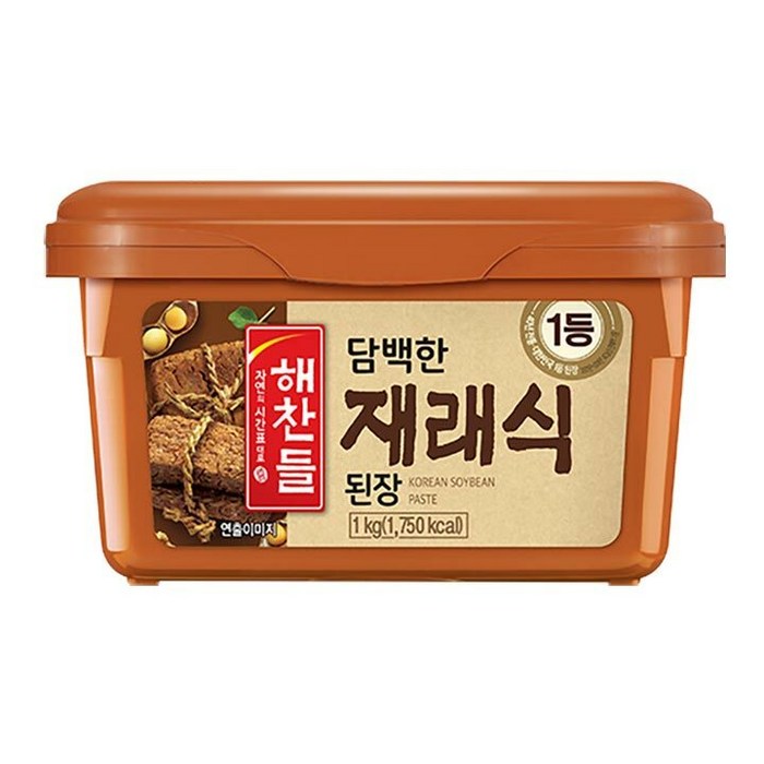 해찬들 재래식 된장, 1kg, 1개 대표 이미지 - 된장찌개 된장 추천