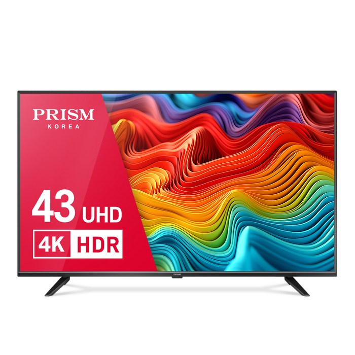 프리즘 4K UHD LED TV, 110cm(43인치), PT430UD, 스탠드형, 고객직접설치 대표 이미지 - 중고 TV 추천