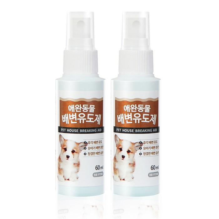 펫퍼스 배변 유도제, 60ml, 2개 대표 이미지 - 강아지 배변훈련 추천