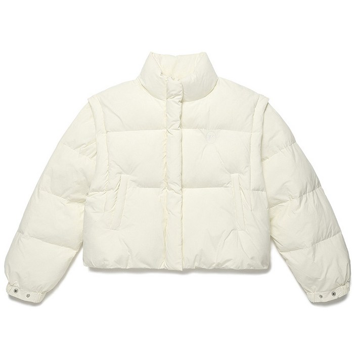 로라로라 여성용 DETACHABLE PUFFER SHORT PADDING 대표 이미지 - 로라로라 니트 추천