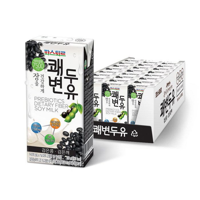 파스퇴르 쾌변두유 검은콩, 190ml, 24개 대표 이미지 - 쾌변 추천