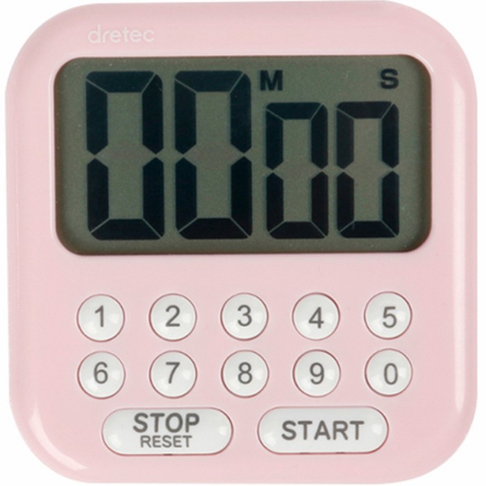 드레텍 쿠킹타이머 T-194PK, 핑크, 1개 대표 이미지 - 초시계 추천