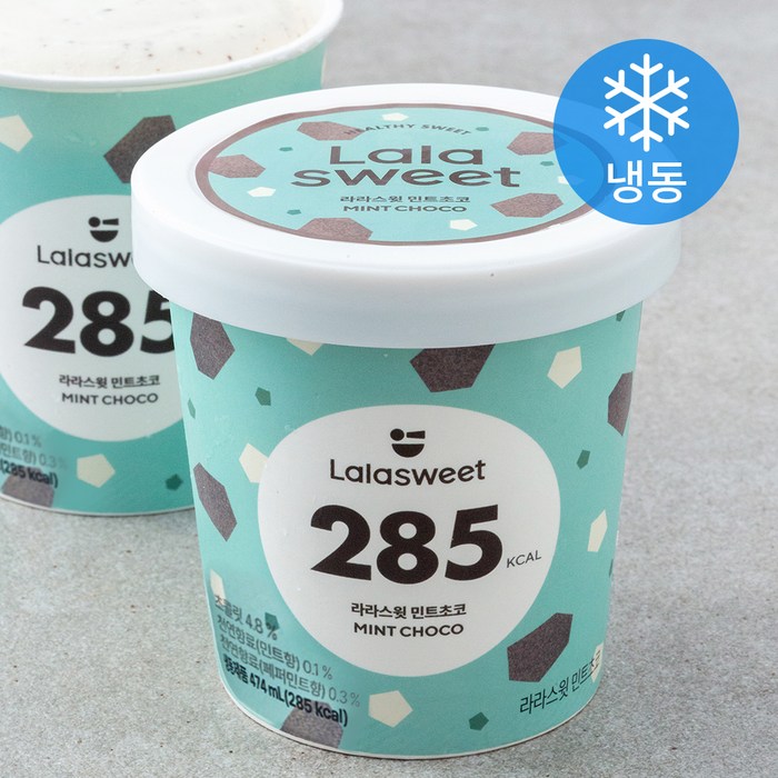 라라스윗 민트초코 아이스크림 (냉동), 474ml, 1개 대표 이미지 - 모나카 아이스크림 추천