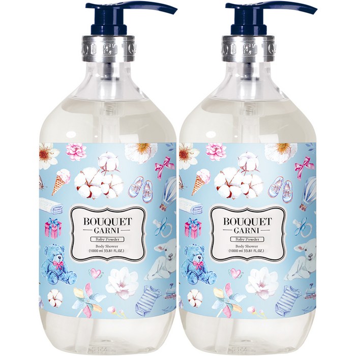 부케가르니 바디워시 베이비파우더, 1000ml, 2개 대표 이미지 - 부케가르니 추천
