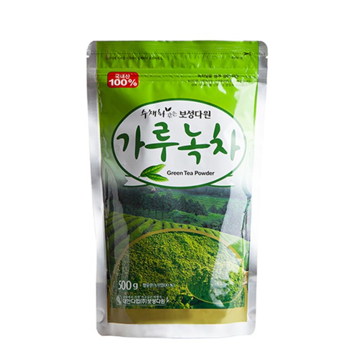 대한다업 수채화 같은 보성다원 가루녹차, 500g, 1개 대표 이미지 - 말차가루 추천