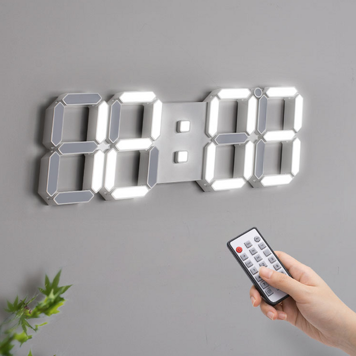 홈플래닛 리모컨 빅 3D LED 벽시계 대표 이미지 - 사무실 시계 추천