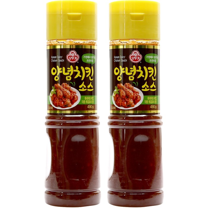 오뚜기 양념치킨 소스, 490g, 2개 대표 이미지 - 휴게소 음식 추천