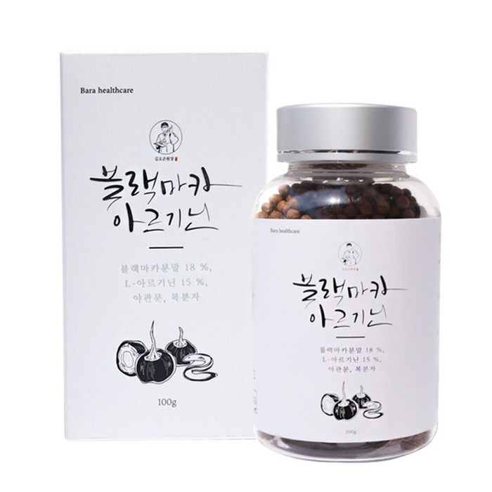 김오곤원장 블랙마카 아르기닌 남성활력제, 100g, 1개 대표 이미지 - 피로회복제 추천