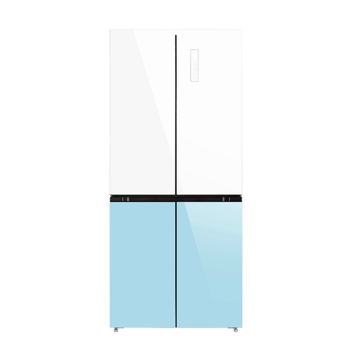 캐리어 모드비 피트인 파스텔 4도어 냉장고 412L 방문설치, 스카이 민트, MRNF412MPM1 대표 이미지 - 양문형 냉장고 추천