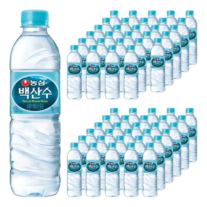 백산수, 60개, 500ml 대표 이미지 - 수입생수 추천