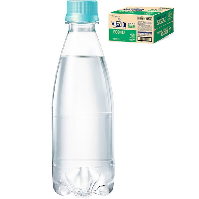 웅진빅토리아 청포도 ECO 무라벨 탄산음료, 350ml, 20개 대표 이미지 - 빅토리아 탄산수 추천