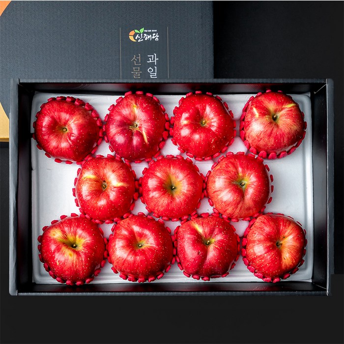예산 사과 선물세트 10~13내, 4kg, 1박스 대표 이미지 - 제수용 과일 추천