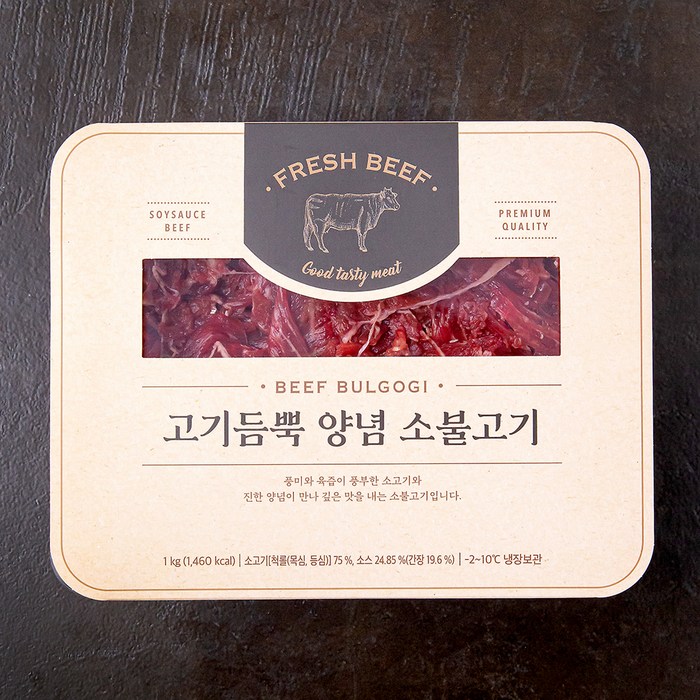 고기듬뿍 양념 소불고기 (냉장), 1kg, 1개 대표 이미지 - 양념 불고기 추천