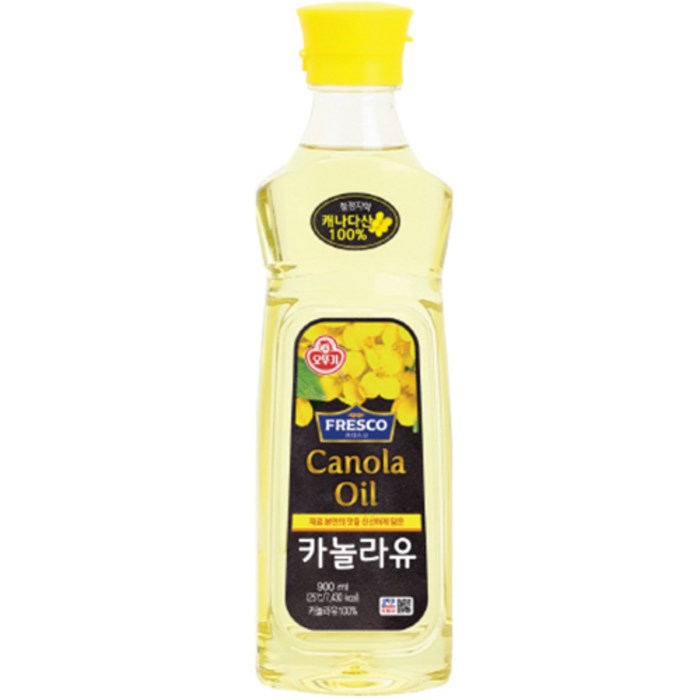 오뚜기 프레스코 카놀라유, 900ml, 1개 대표 이미지 - 식용유 추천