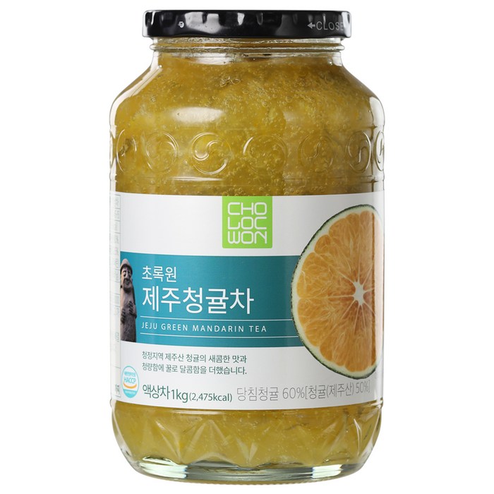 초록원 제주청귤차, 1kg, 1개 대표 이미지 - 수제과일청 추천