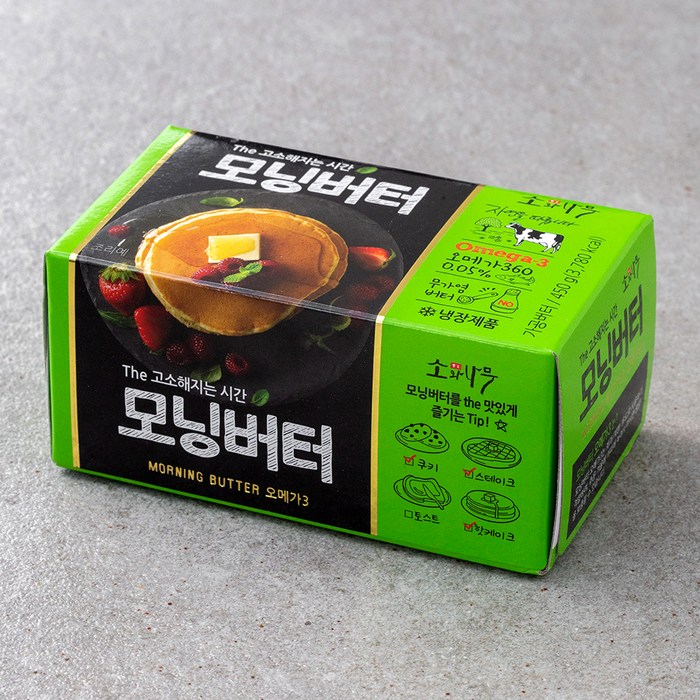 소와나무 모닝버터 오메가3, 450g, 1개 대표 이미지 - 스테이크버터 추천