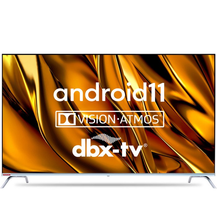 더함 4K UHD LED HDR 안드로이드 11 스마트 TV 127cm(50인치) TA504-AVN22CB 스탠드형 자가설치 대표 이미지 - 소형 TV 추천