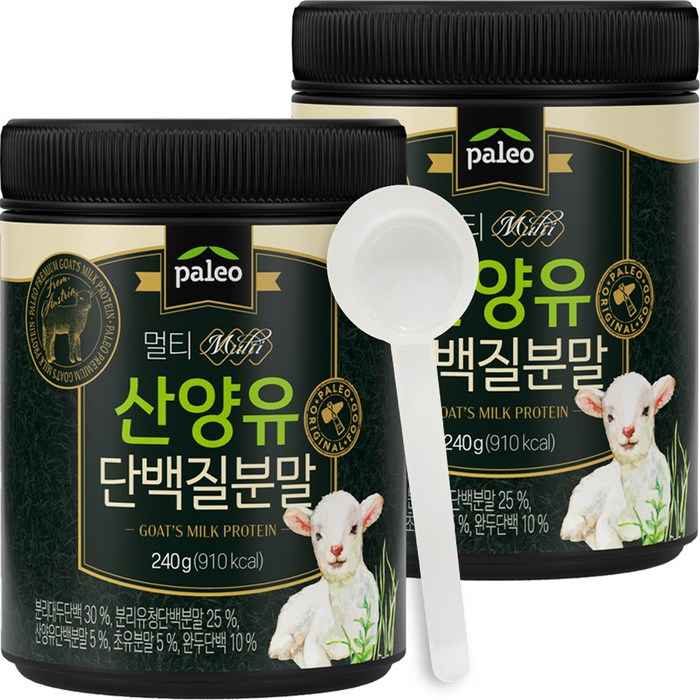 팔레오 멀티 산양유 단백질, 240g, 2개 대표 이미지 - GOAT 추천