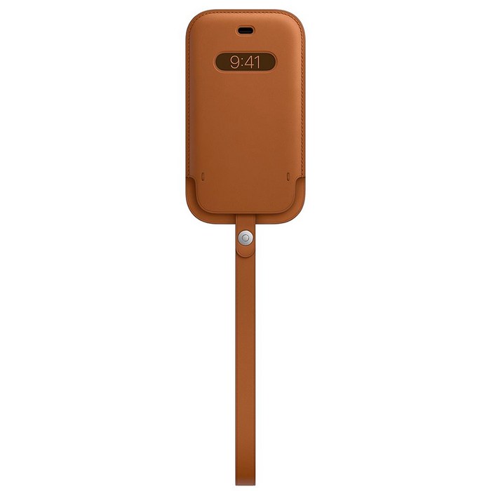 Apple 정품 Leather Sleeve with MagSafe 휴대폰 케이스 대표 이미지 - 아이폰 정품 케이스 추천
