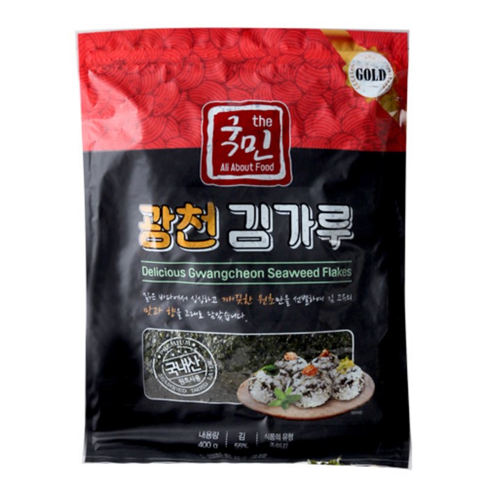 더국민 광천 김가루 골드, 400g, 1개 대표 이미지 - 광천김 추천