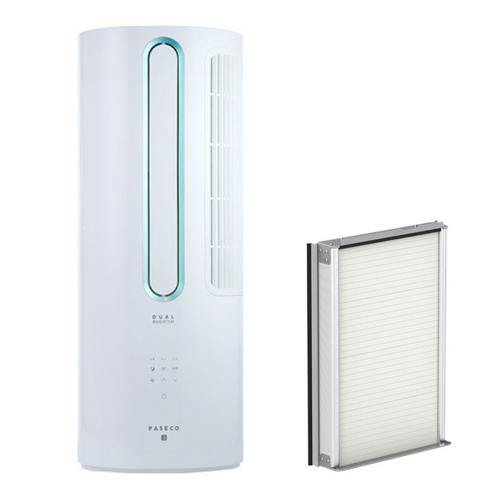 파세코 3세대 창문형 에어컨 듀얼인버터 파인민트 PWA-3300WP + 모헤어 추가키트 56cm 방문설치 대표 이미지 - PWA-3300WP 추천