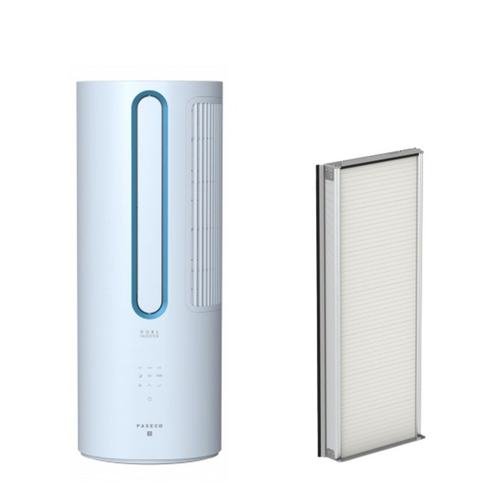 파세코 3세대 창문형 에어컨 듀얼인버터 파인민트 PWA-3300WP + 모헤어 추가키트 98cm 방문설치, PWA-3300B 대표 이미지 - PWA-3300WP 추천