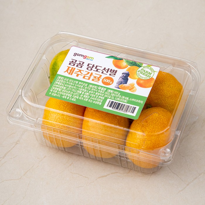 곰곰 당도선별 제주감귤, 500g 대표 이미지 - 하우스 귤 추천