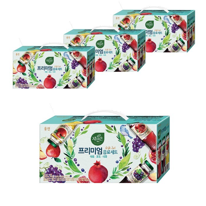 자연은 프리미엄 음료세트, 180ml, 48병 대표 이미지 - 감귤주스 추천