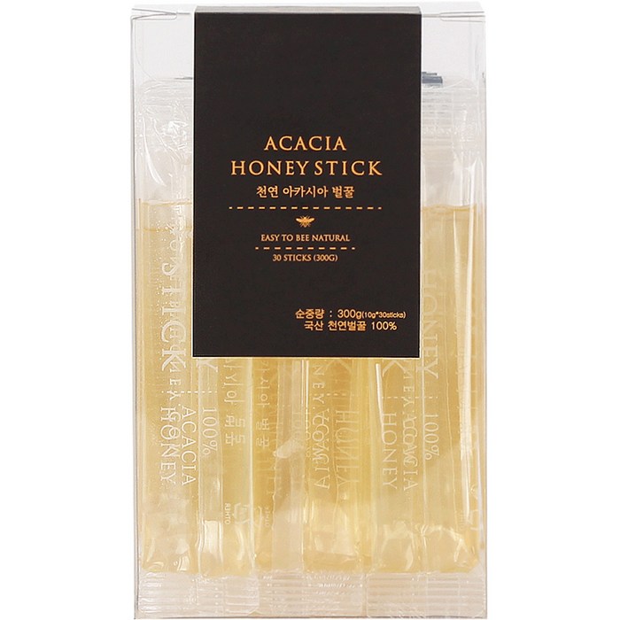 허니바이허니 아카시아 허니스틱 30p, 300g, 1개 대표 이미지 - 꿀스틱 추천