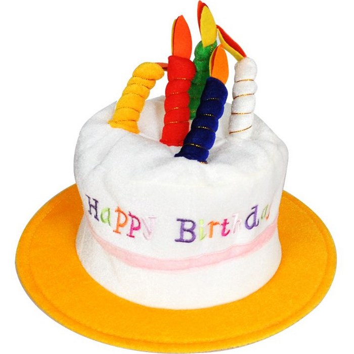 파티쇼 고급 생일케익 모자, 오렌지, 1개 대표 이미지 - 맥주모자 추천