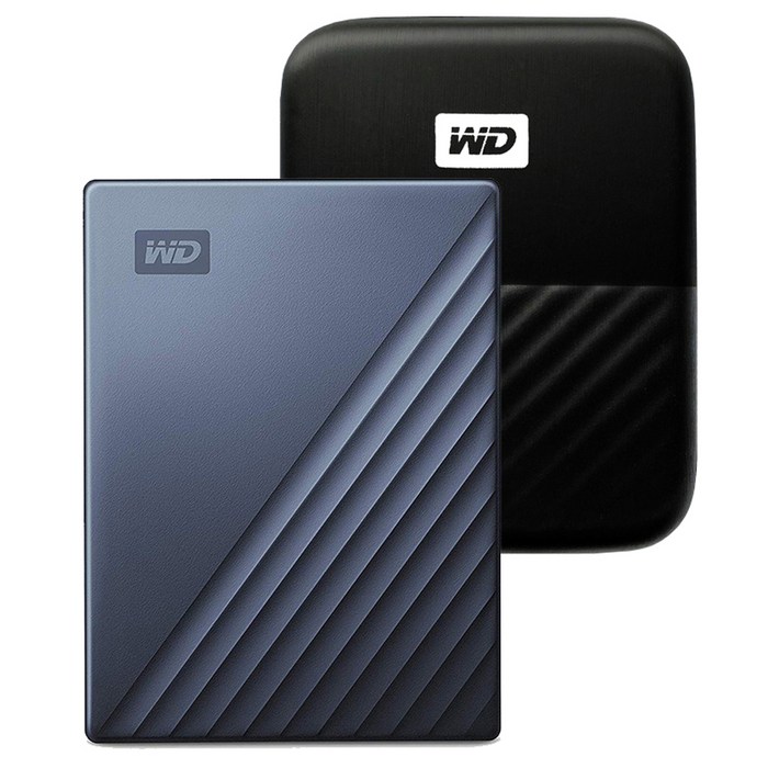 WD My Passport Ultra Type C 휴대용 외장하드 + 파우치, 4TB, 블루 대표 이미지 - 외장하드 4테라 추천