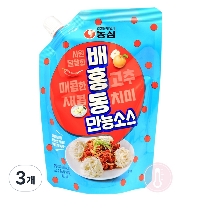 농심 배홍동 만능소스, 300g, 3개 대표 이미지 - 양념장 추천