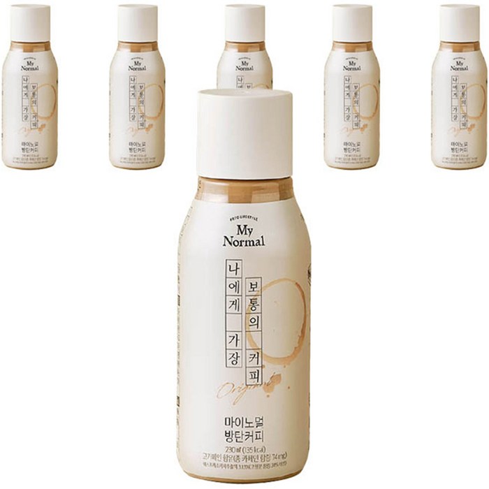 마이노멀 방탄 버터커피, 230ml, 6개 대표 이미지 - MCT 오일 추천