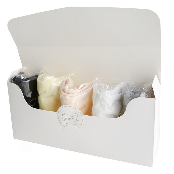 헬로심플 베이직 면팬티 5p + 포장박스 대표 이미지 - 여자 스판 팬티 추천